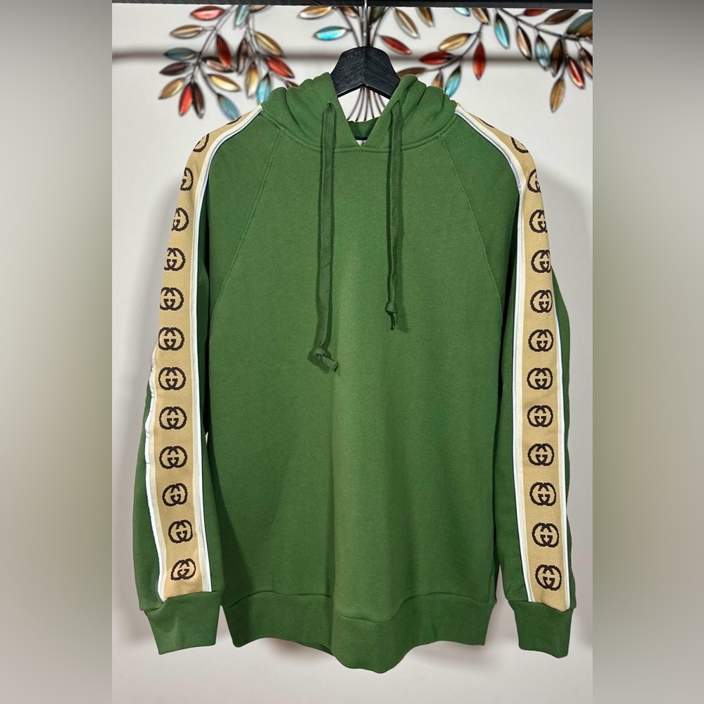GUCCI INTERLOCKING G STRIPE HODDIE !!!